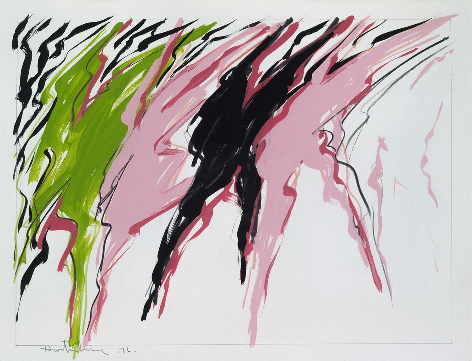 Photo de l’œuvre [Vert, rose, noir, rose] de Jacques Hurtubise (Afficher en plein écran)