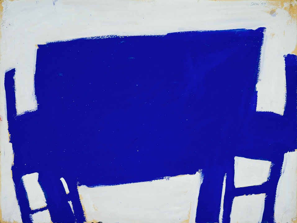 Photo de l’œuvre Blue Table and Chairs de Michael Snow (Afficher en plein écran)