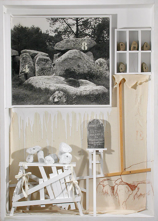Photo de l’œuvre Mane Kerioned #1 (Suite Carnac) de Pierre Leblanc (Afficher en plein écran)