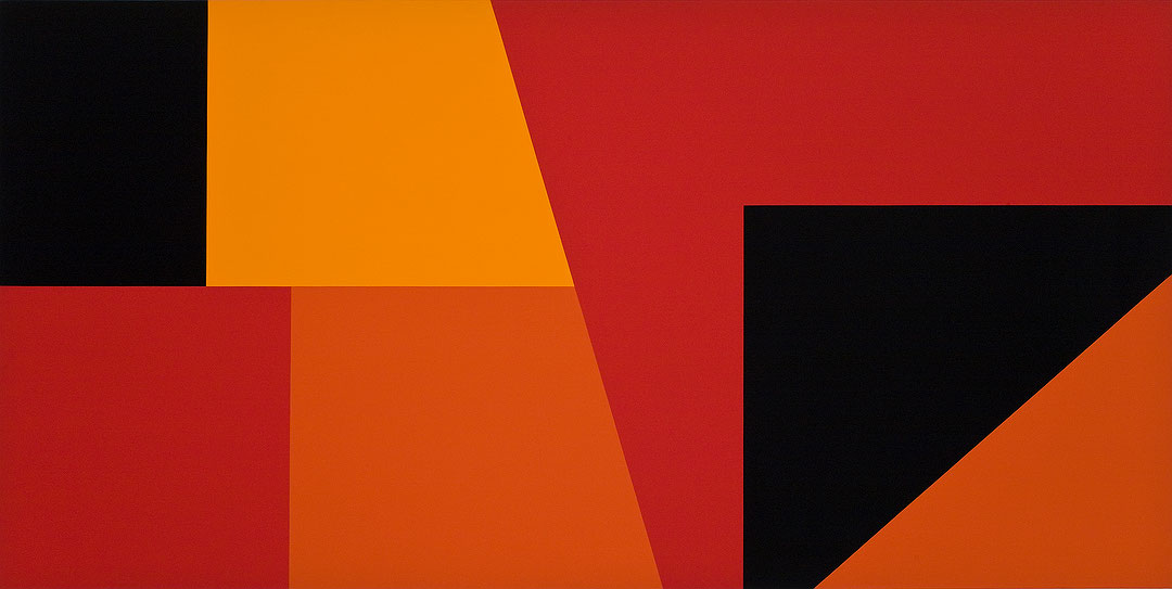Photo de l’œuvre Horizontale rouge de Claude Tousignant (Afficher en plein écran)
