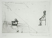 Photo de l’œuvre Peintre, je n’aurais rien à dire [homme assis et canard] de François Vincent