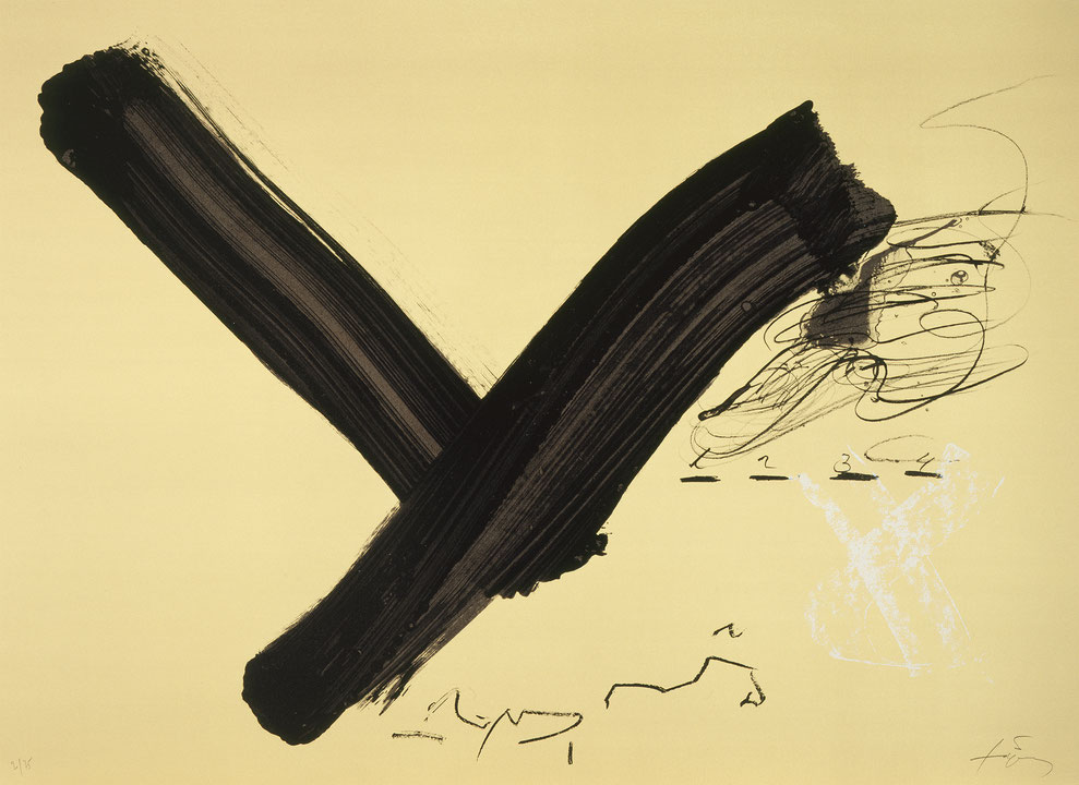 Photo de l’œuvre Y de Antoni Tàpies (Afficher en plein écran)