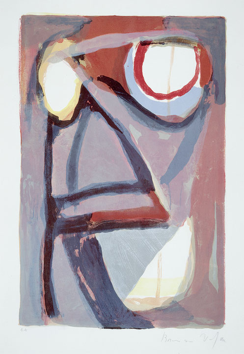 Photo de l’œuvre Composition 80 de Bram van Velde (Afficher en plein écran)