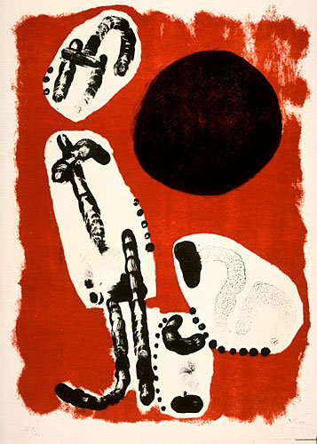 Photo de l’œuvre Astrologie 1 de Joan Miró (Afficher en plein écran)