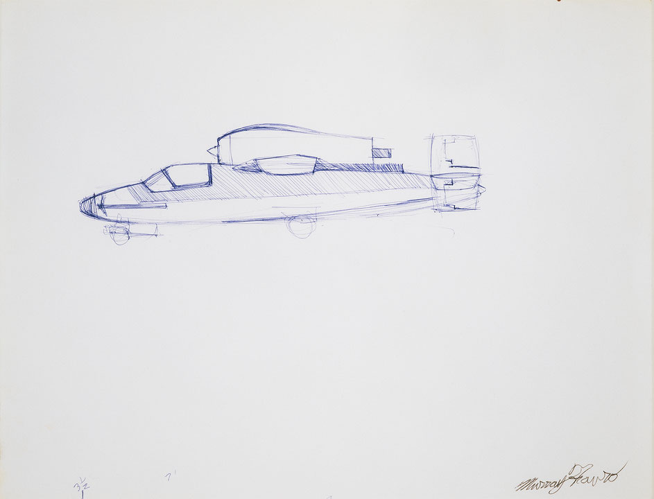 Photo de l’œuvre Sans titre (de la série « Sabre Jet », 1979 - 1982) de Murray Favro (Afficher en plein écran)