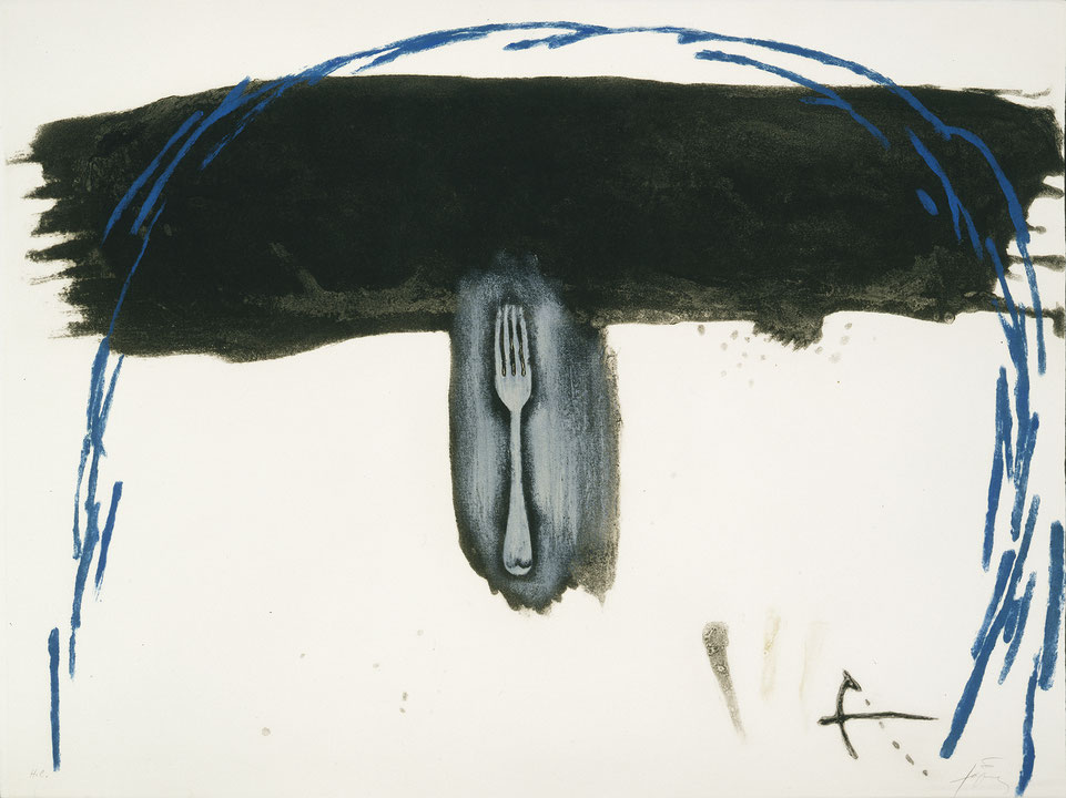 Photo de l’œuvre Arc blau de Antoni Tàpies (Afficher en plein écran)