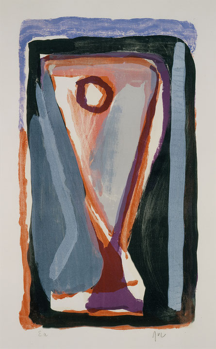 Photo de l’œuvre Composition 246 de Bram van Velde (Afficher en plein écran)