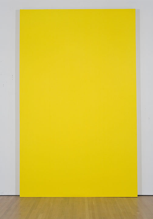 Photo de l’œuvre Monochrome jaune (Hommage à Erik Satie) de Claude Tousignant (Afficher en plein écran)