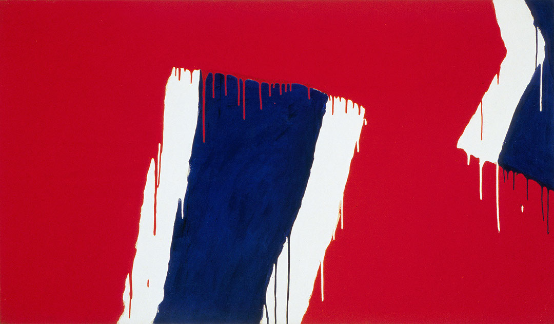 Photo de l’œuvre Un rouge, deux bleus, trois blancs de Serge Lemoyne (Afficher en plein écran)