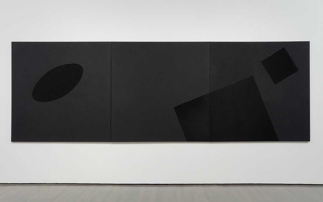 Photo de l’œuvre Untitled (Black Painting No. 1) de Robert Adrian X (Afficher en plein écran)