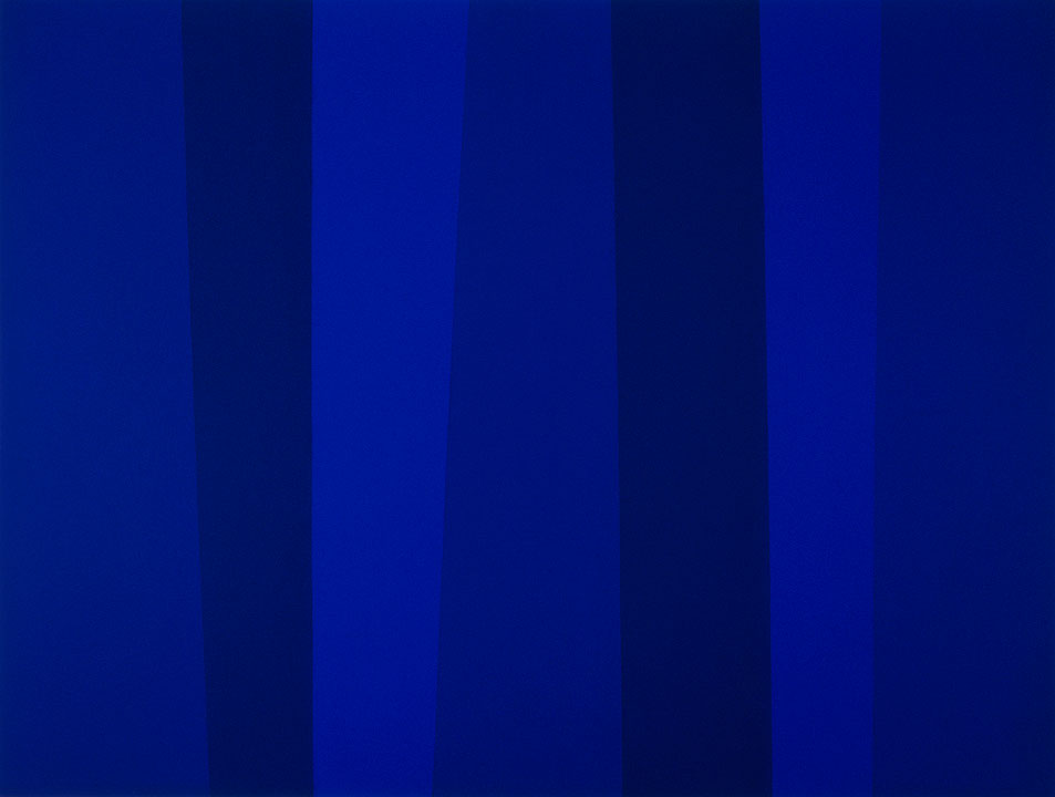 Photo de l’œuvre Quantificateur bleu 12/93 de Guido Molinari (Afficher en plein écran)