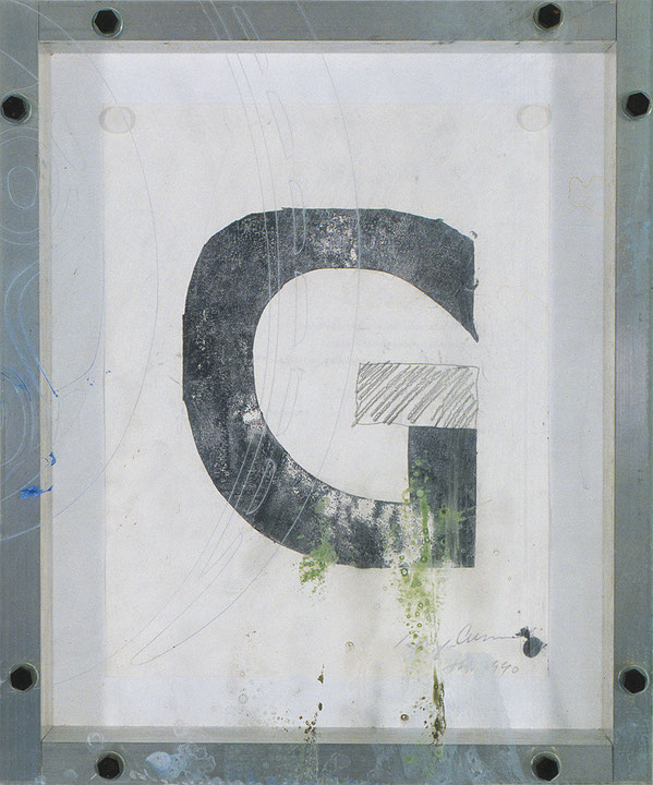Photo de l’œuvre Big G de Greg Curnoe (Afficher en plein écran)