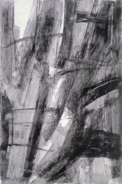 Photo de l’œuvre Sans titre (no 60 de la série « Drawings of a Tree », 1993-1997) de David Rabinowitch (Afficher en plein écran)