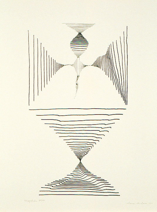 Photo de l’œuvre Migration (tirée de l’album « Interplay », 1971) de Norman McLaren (Afficher en plein écran)
