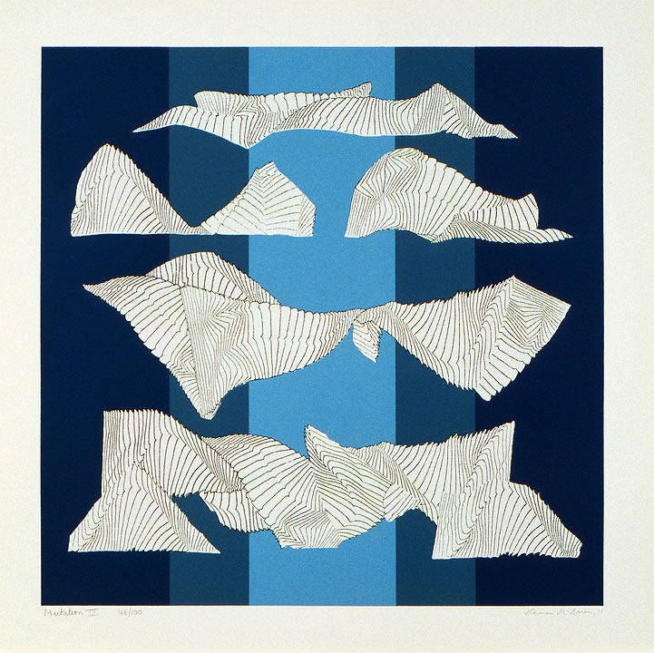 Photo de l’œuvre Mutation III (tirée de l’album « Mutation », 1975) de Norman McLaren (Afficher en plein écran)