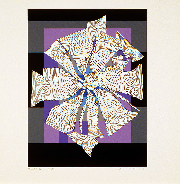 Photo de l’œuvre Mutation IV (tirée de l’album « Mutation », 1975) de Norman McLaren (Afficher en plein écran)