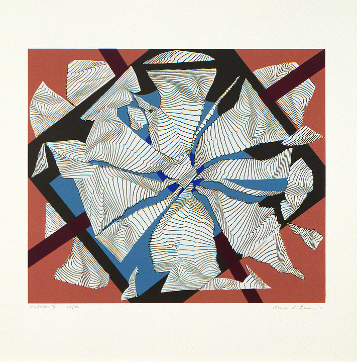 Photo de l’œuvre Mutation V (tirée de l’album « Mutation », 1975) de Norman McLaren (Afficher en plein écran)