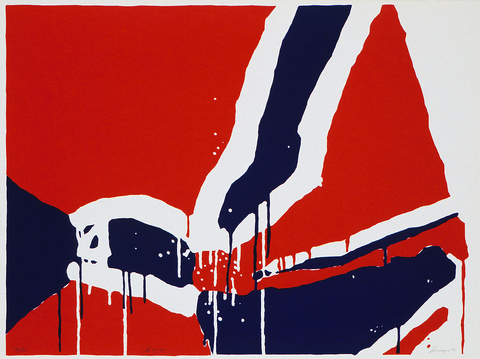 Photo de l’œuvre Le no 4 (de la série « Bleu-blanc-rouge ») de Serge Lemoyne (Afficher en plein écran)