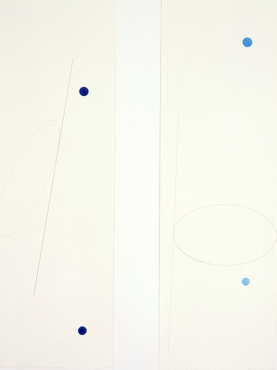 Photo de l’œuvre Construction of Vision (Double Blue Properties) de David Rabinowitch (Afficher en plein écran)