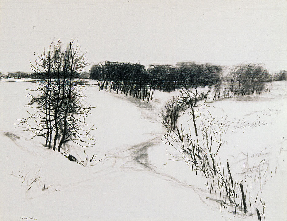 Photo de l’œuvre Sans titre (tiré de l’ensemble « Le Voyage d’hiver ») de Albert Dumouchel (Afficher en plein écran)
