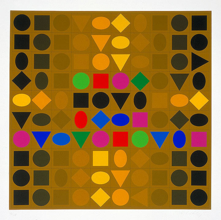 Photo de l’œuvre Sans titre de Victor Vasarely (Afficher en plein écran)