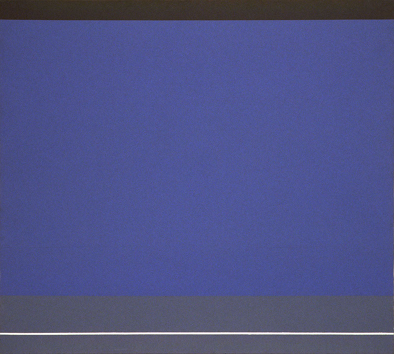 Photo de l’œuvre Brun, bleu et gris de Yves Gaucher (Afficher en plein écran)