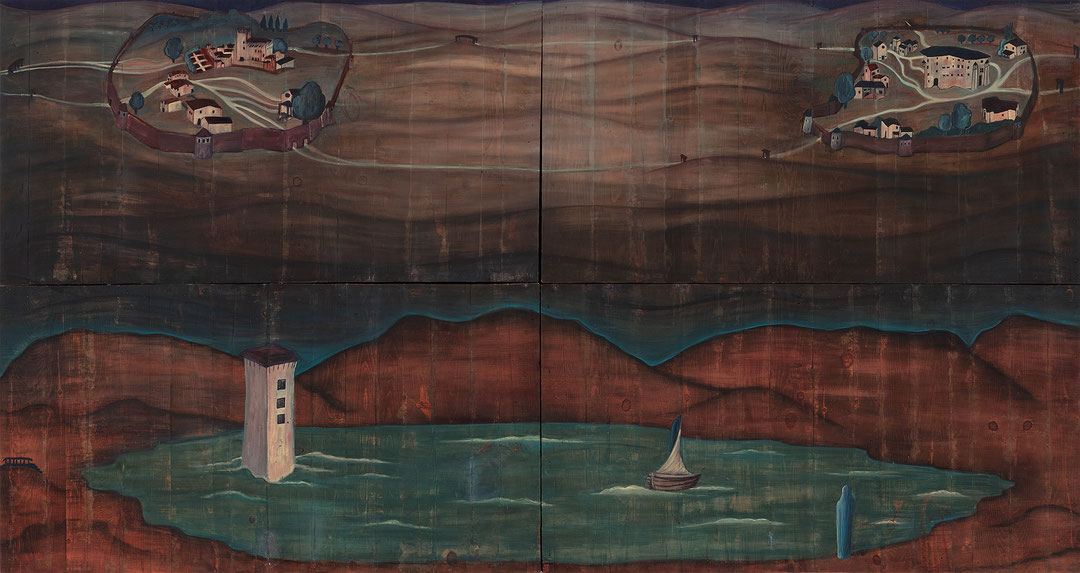Photo de l’œuvre Paysage itinérant no 2 de Sylvie Bouchard (Afficher en plein écran)