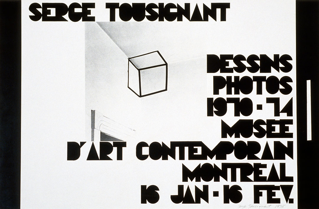 Photo de l’œuvre Dessins Photos 1970-1974 de Serge Tousignant (Afficher en plein écran)