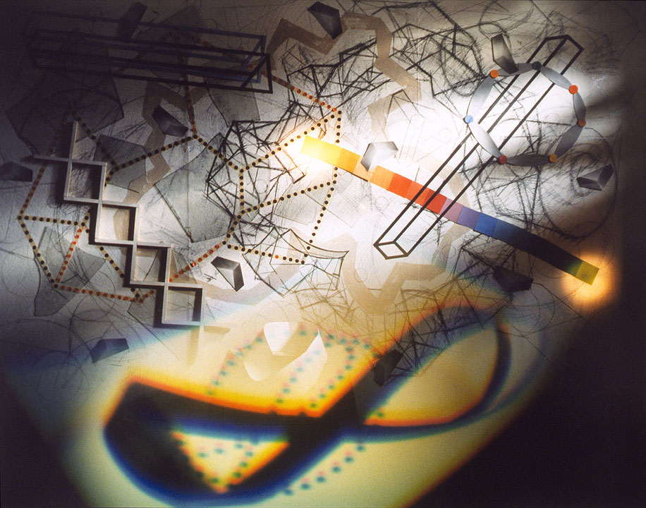 Photo de l’œuvre L’Oblique piégée de Serge Tousignant (Afficher en plein écran)