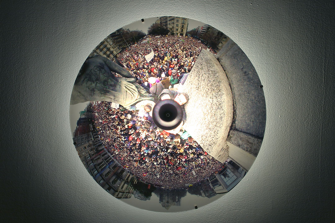 Photo de l’œuvre 03/02/15 - Barcelone (de la série « Journal panoscopique ») de Luc Courchesne (Afficher en plein écran)