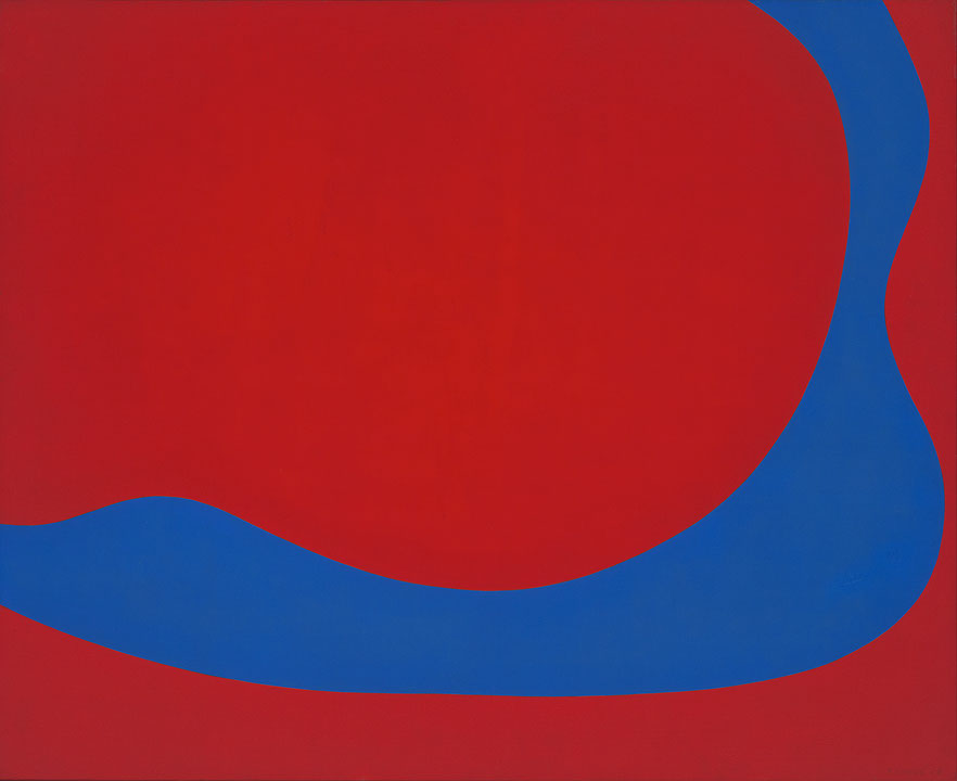 Photo de l’œuvre Passage bleu de Fernand Leduc (Afficher en plein écran)