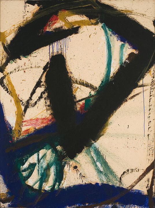 Photo de l’œuvre Sans titre de Norman Bluhm (Afficher en plein écran)