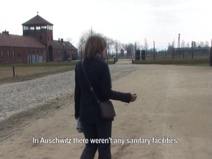 Photo de l’œuvre War Tourist in Auschwitz (de la série « War Tourist », 2004 - 2008) de Emanuel Licha (Afficher en plein écran)