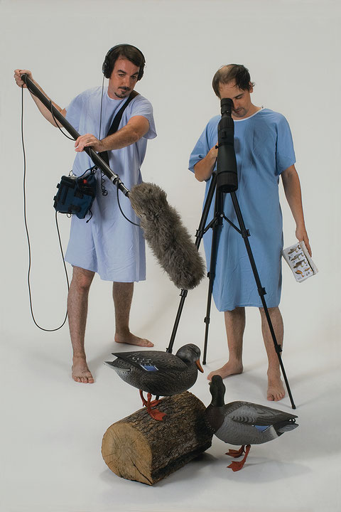 Photo de l’œuvre Parlez-en à votre médecin, Cooke-Sasseville : observation couple canards colvert de Cooke-Sasseville (Afficher en plein écran)
