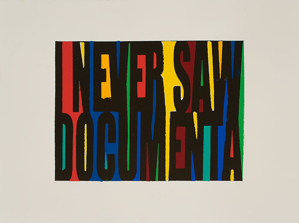 Photo de l’œuvre Title (tirée de l’album « I Never Saw Documenta », 2008) de Michael Merrill (Afficher en plein écran)