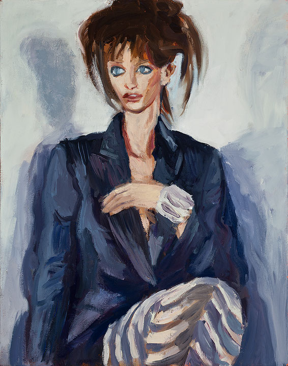 Photo de l’œuvre Sans titre (portrait de femme) de Janet Werner (Afficher en plein écran)