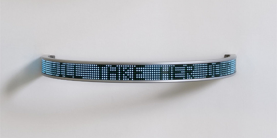 Photo de l’œuvre Blue Laments Arno de Jenny Holzer (Afficher en plein écran)