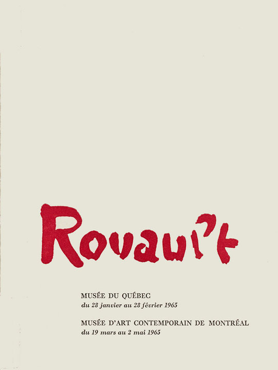Couverture du catalogue Rouault