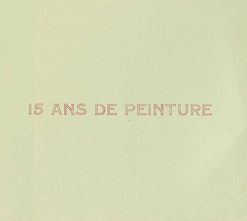 Couverture du catalogue Fernand Toupin : 15 ans de peinture