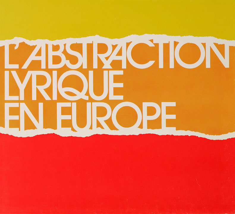 Couverture du catalogue L’Abstraction lyrique en Europe