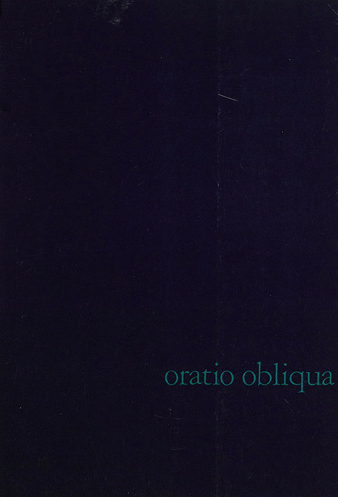 Couverture du catalogue Eva Brandl : oratio obliqua