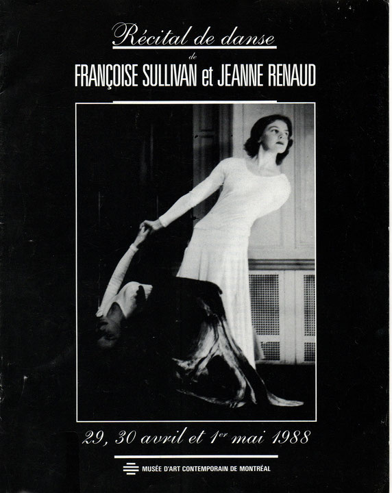Couverture du catalogue Récital de danse de Françoise Sullivan et Jeanne Renaud