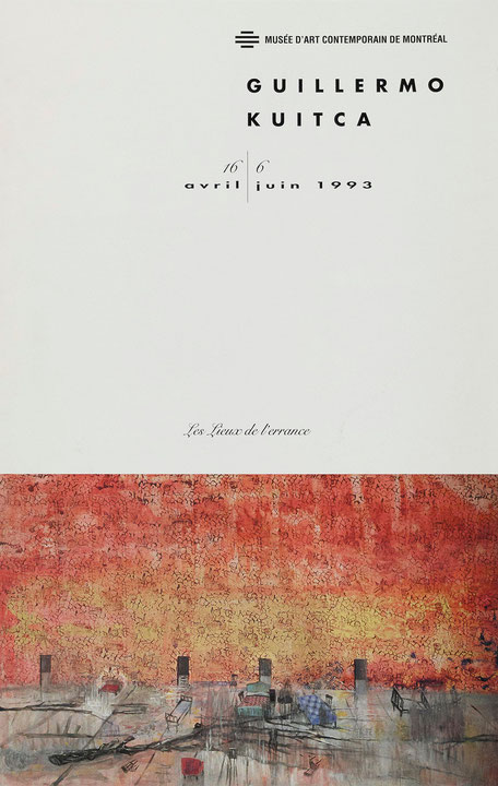 Couverture du catalogue Guillermo Kuitca : les lieux de l’errance