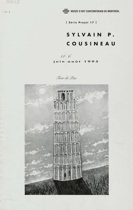Couverture du catalogue Sylvain P. Cousineau : tour de Pise de la série Série Projet