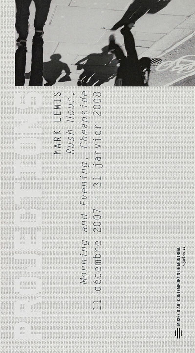Couverture du catalogue Projections : Mark Lewis : Rush Hour, Morning and Evening, Cheapside