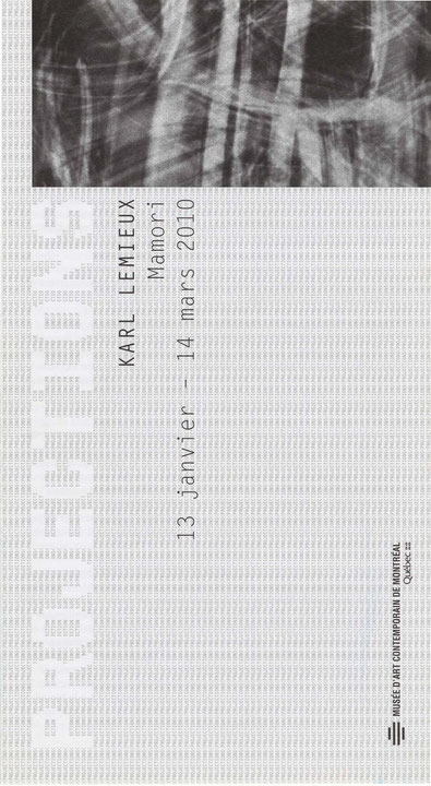 Couverture du catalogue Karl Lemieux : Mamori de la série Projections