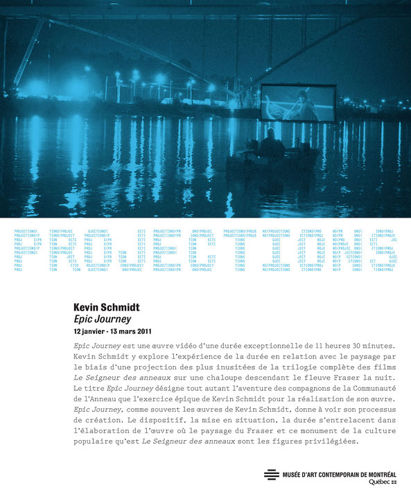 Couverture du catalogue Kevin Schmidt : Epic Journey de la série Projections