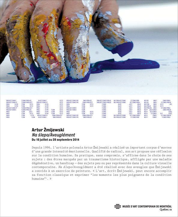 Couverture du catalogue Artur Zmijewski : Na slepo/Aveuglément de la série Projections