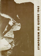 Couverture du catalogue Symposium du Québec 1965