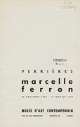 Couverture du catalogue Marcelle Ferron : verrières